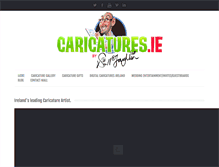Tablet Screenshot of caricatures.ie