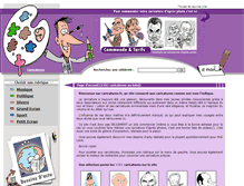 Tablet Screenshot of caricatures.fr